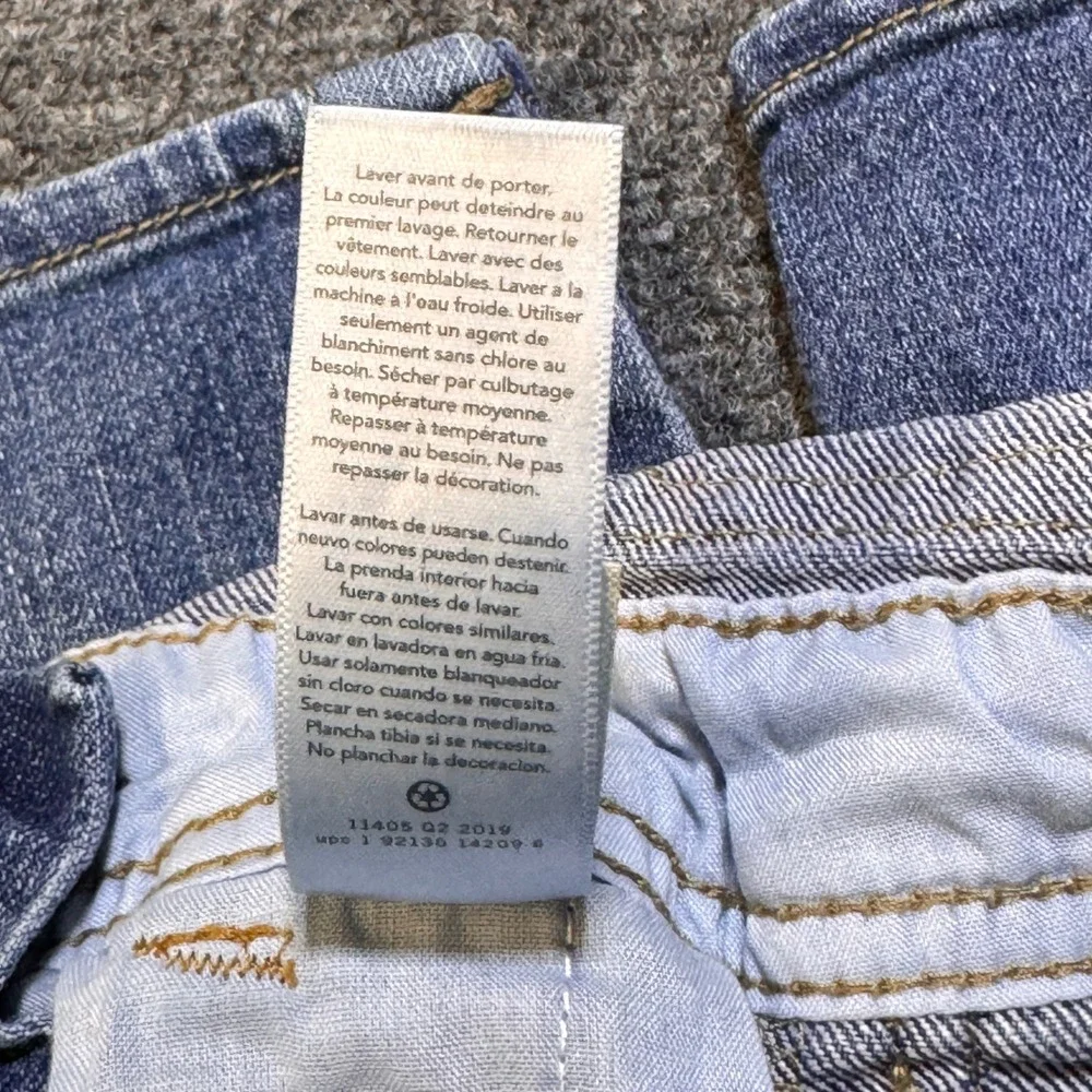OshKosh B'gosh Denim Overalls Baby 6M Blue Vestbak Striped Straps Classic Work
